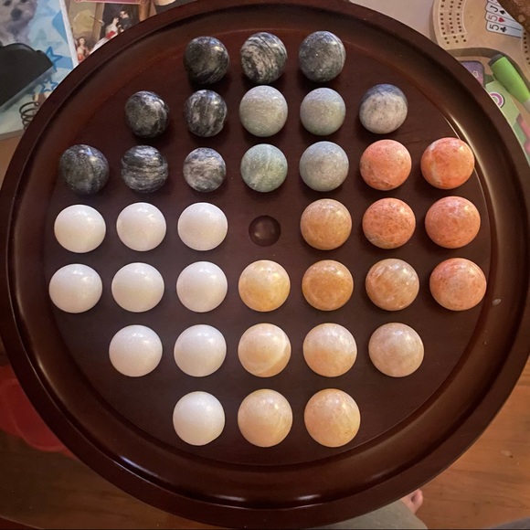 Marble Bombay Co. Solitaire Game - Picture 2 of 5